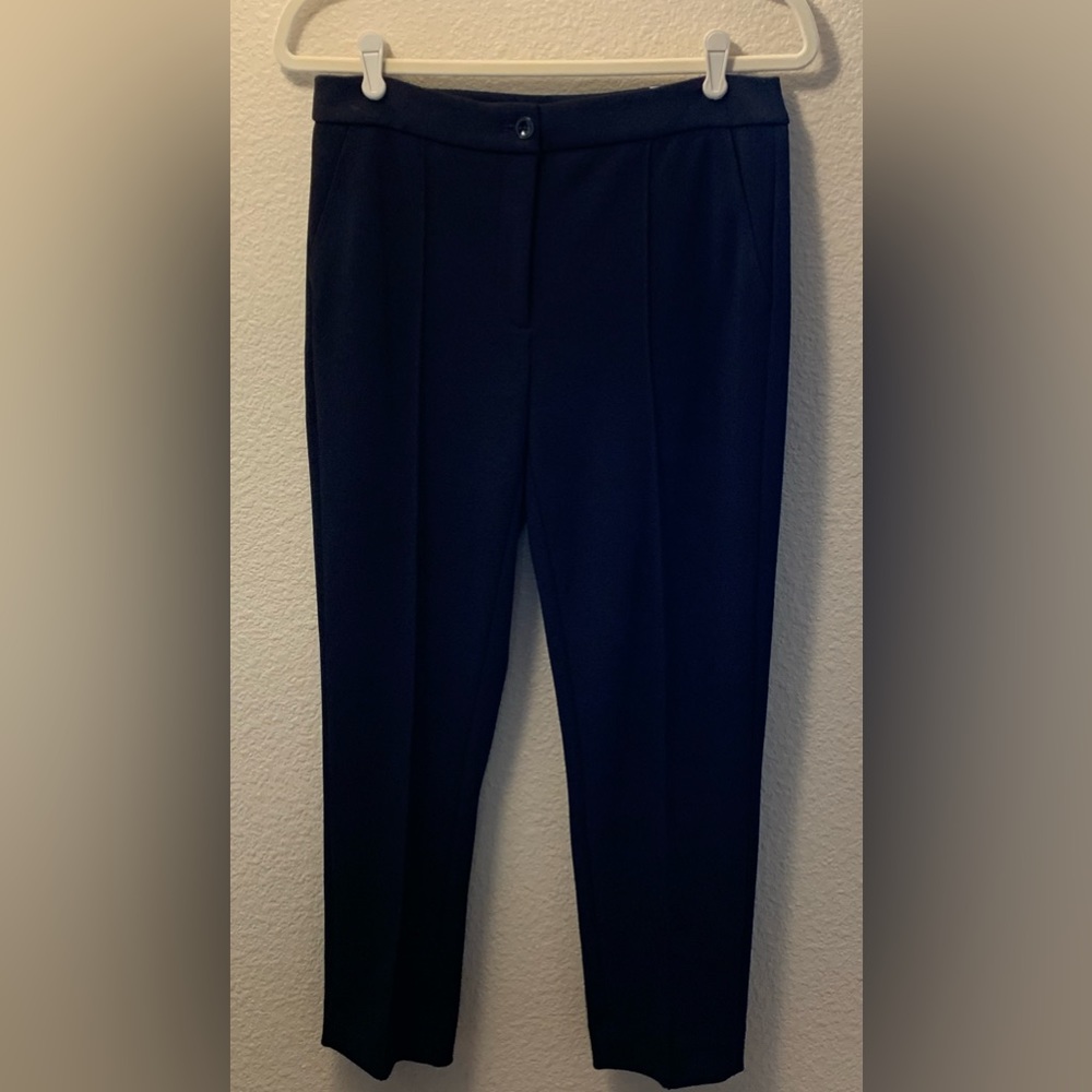 WHBM “The Slim Crop” Black pant Size 8 NWT
